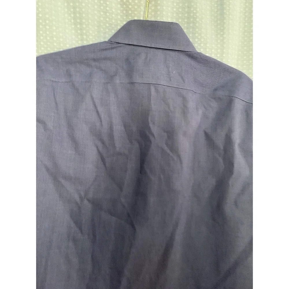 Banana Republic Grant Fit Button Up Wash‎ Shirt Mens Small Purple Long Sleeve